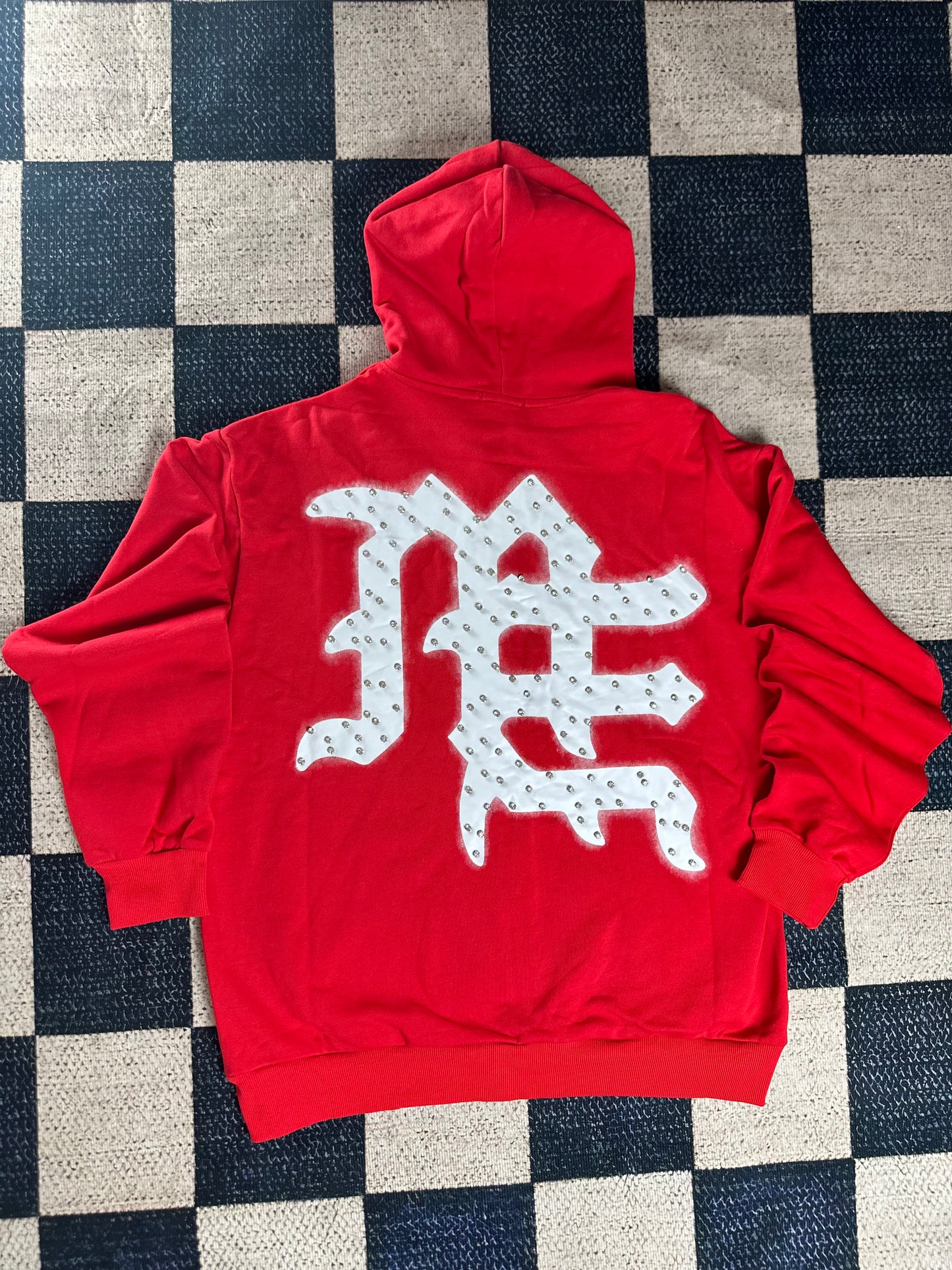 Mixed Emotion Red “END” Hoodie
