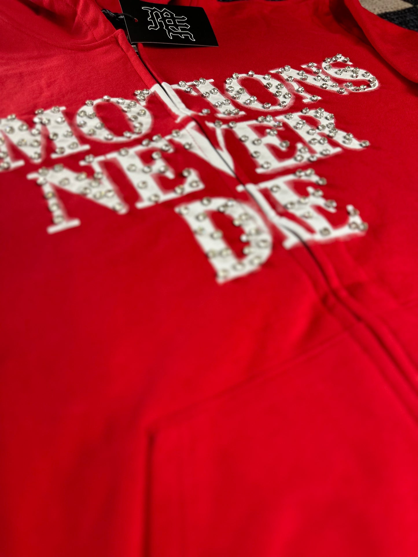 Mixed Emotion Red “END” Hoodie