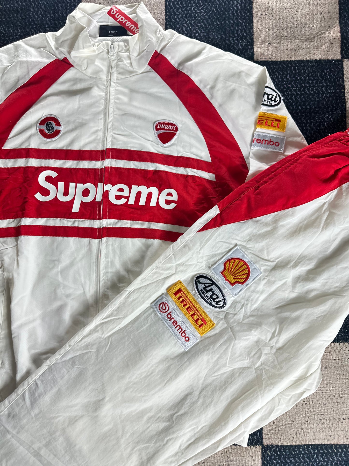 Supreme Ducati track suit