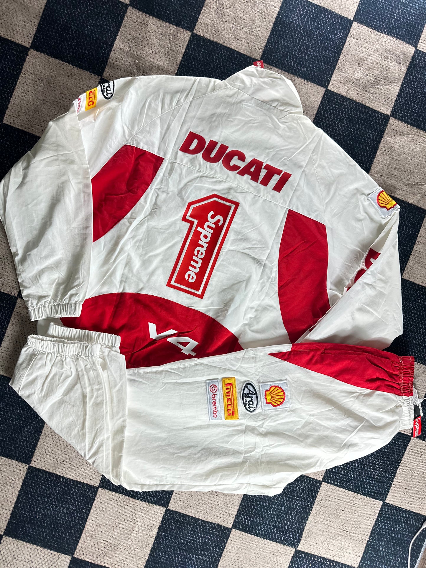 Supreme Ducati track suit