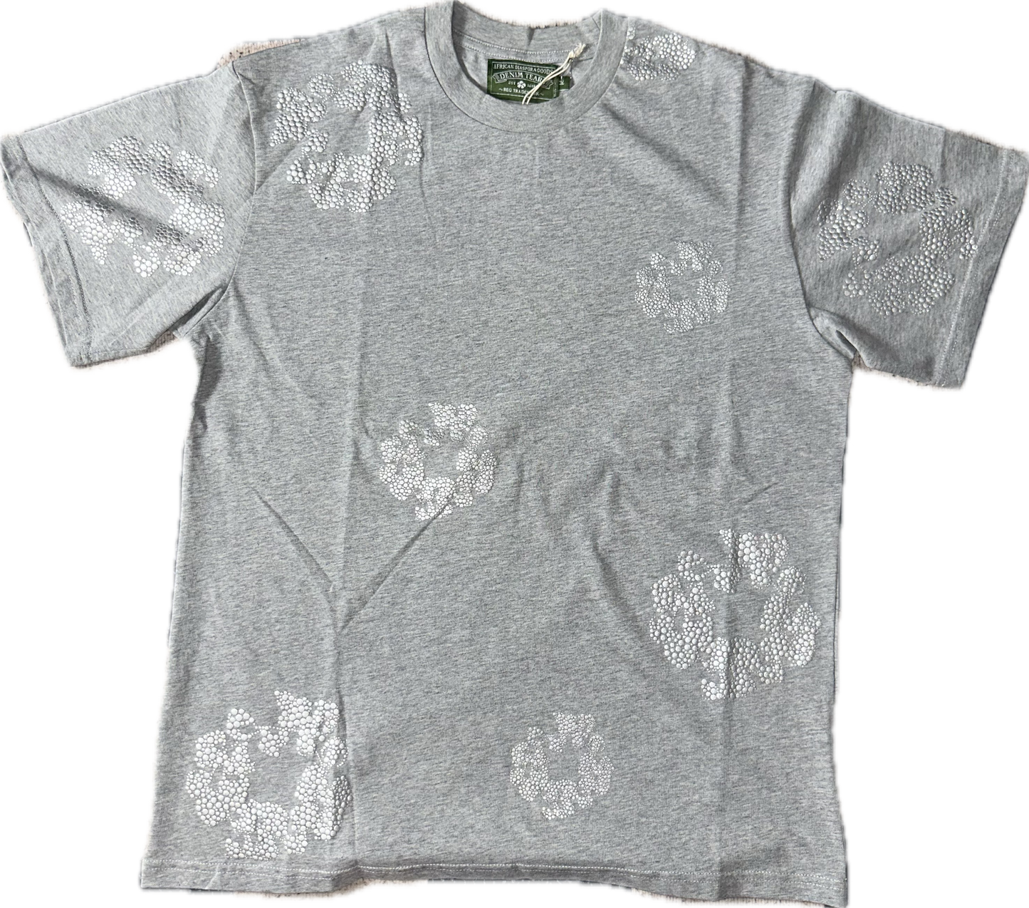 Cashmere Swarovski Cotton Wreath Tee Grey
